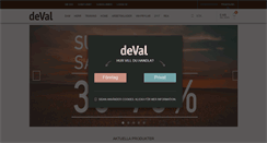 Desktop Screenshot of deval.se